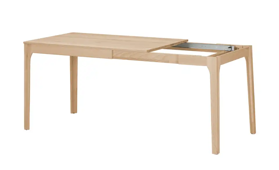 smart Ausziehbarer Esstisch Magnus aus Kernbuche BHL 80|76,5|120 cm