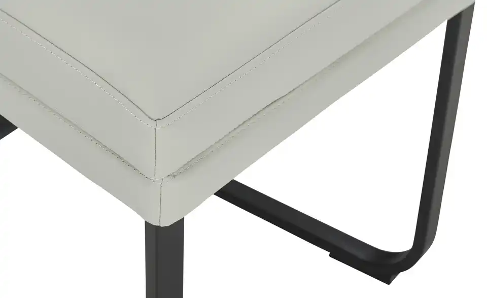 Wohnwert Polsterstuhl Mia BHT 44|98|58 cm, Leder