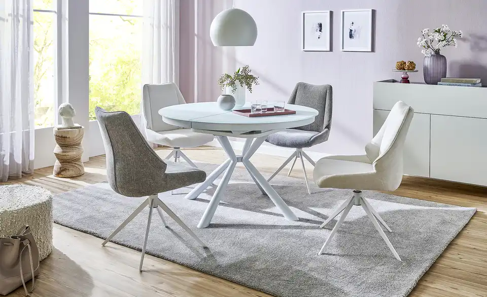 uno Esszimmerstuhl mit erhöhter Sitzkante Doro BHT 53|90|61 cm, Chenille