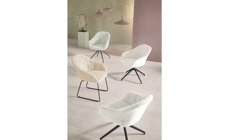 Jette Home Polsterstuhl Abby BHT 62|85|69 cm, Chenille