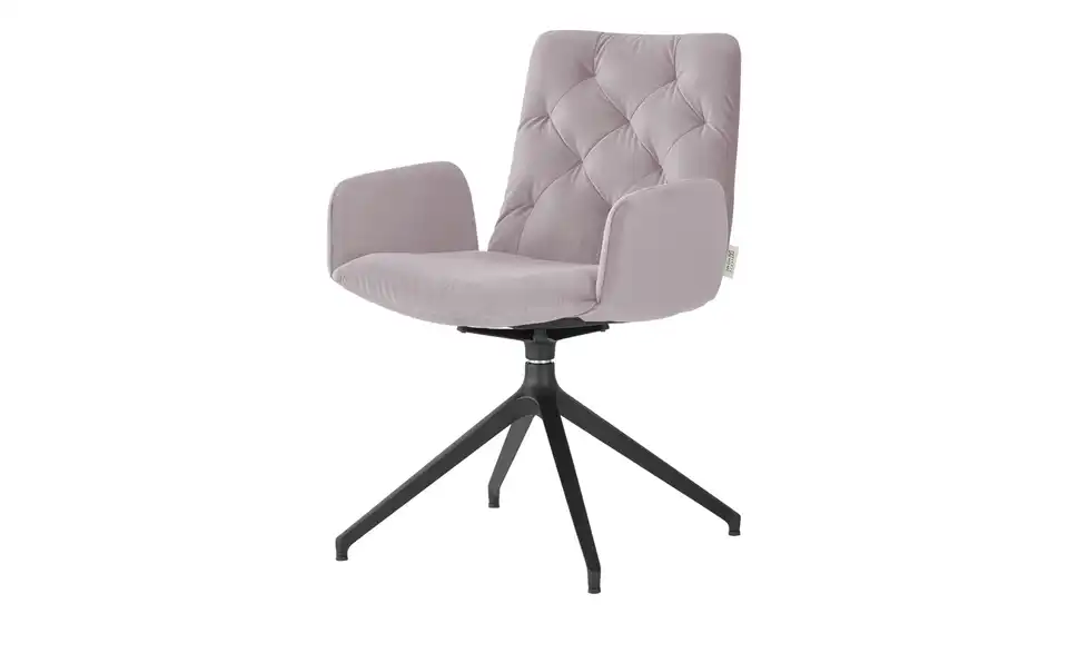 Jette Home Polsterstuhl drehbar Salo BHT 59|87|66 cm, Velours Jette Home Polsterstuhl drehbar Salo BHT 59|87|66 cm, Velours