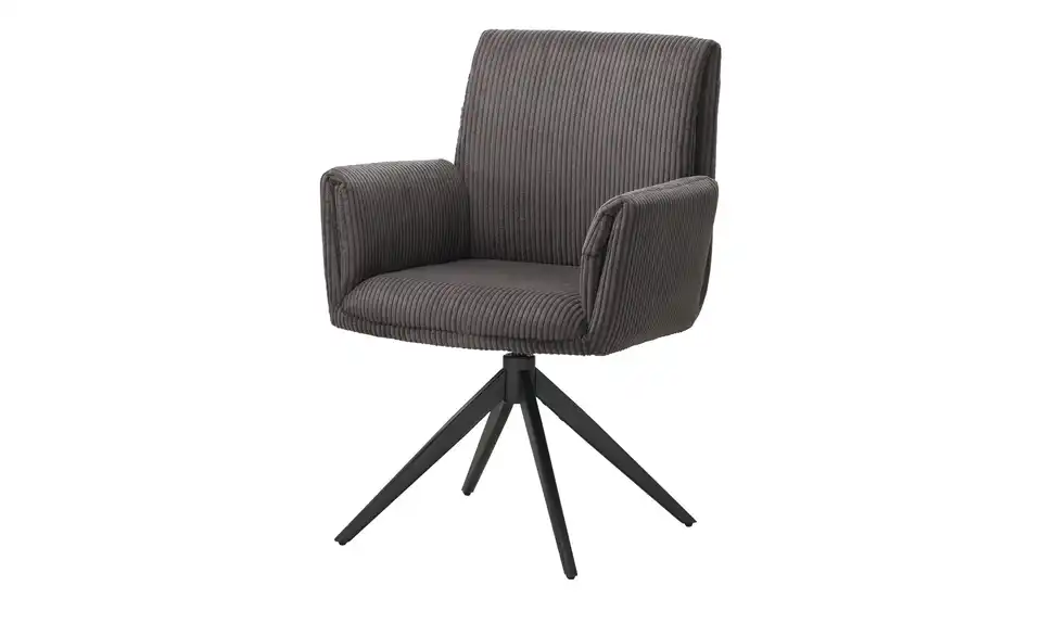 Armlehnstuhl David BHT 63|90|65 cm, Cordstoff