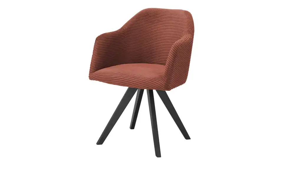 Woodford Polsterstuhl Felix BHT 58|83|62 cm, Cordstoff Woodford Polsterstuhl Felix BHT 58|83|62 cm, Cordstoff