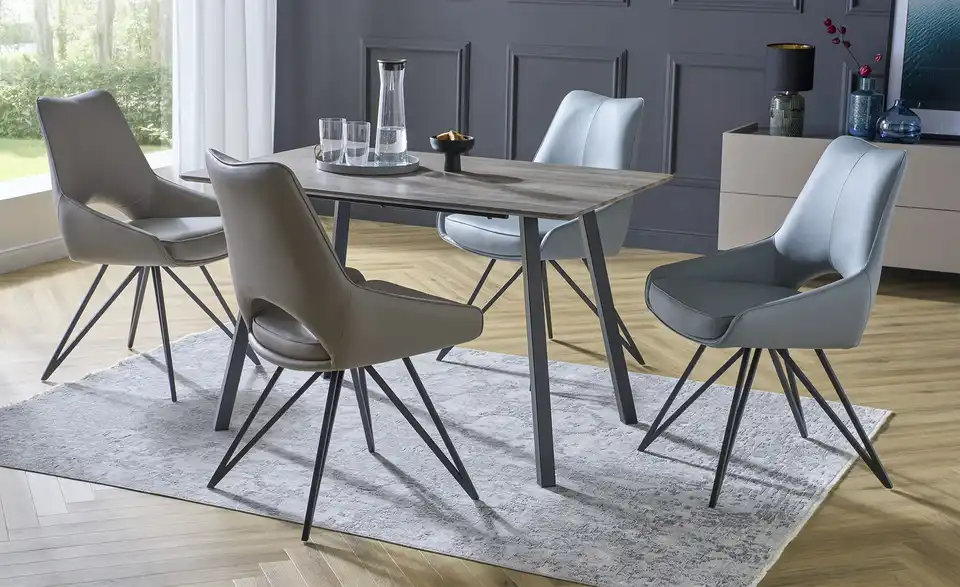 uno Esszimmerstuhl mit erhöhter Sitzkante Vineto BHT 54|91|62 cm, Kunstleder