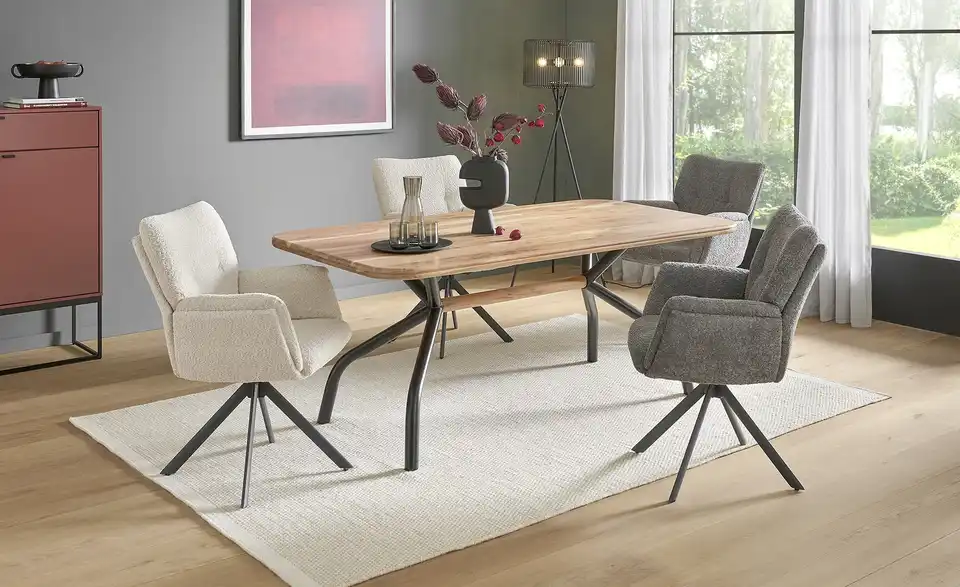 Gray u0026 Jones Armlehnstuhl drehbar Jacky BHT 63,5|92|68,3 cm, Boucléstoff