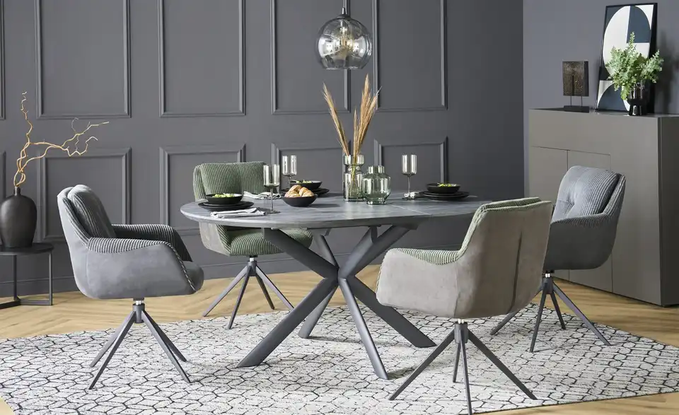 uno Rundtisch ausziehbar Jackson H 76 cm, Ø 120 cm