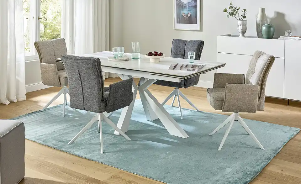 uno Keramiktisch ausziehbar Jules BHL 90|76|180 cm