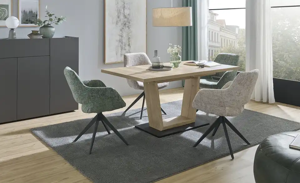 uno Armlehnstuhl drehbar Bruno BHT 66,5|84,5|64,5 cm, Chenille