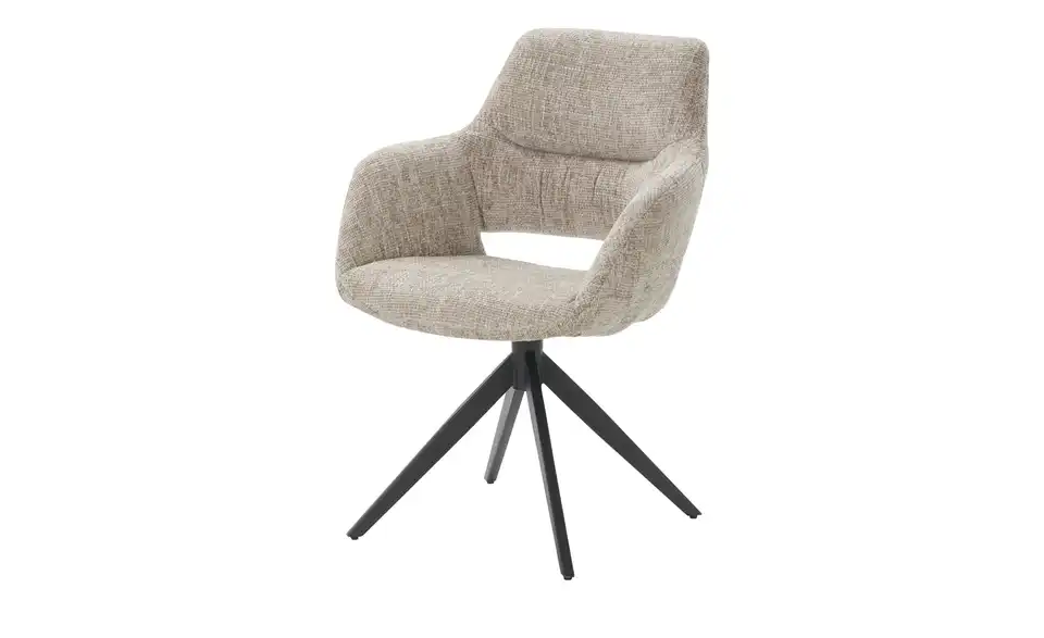 uno Armlehnstuhl drehbar Bruno BHT 66,5|84,5|64,5 cm, Chenille