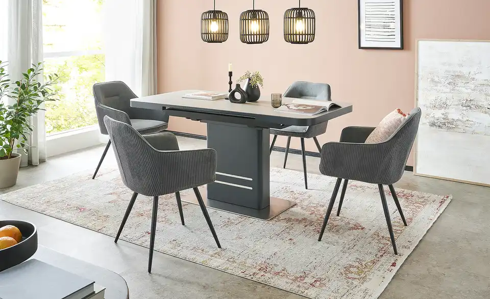 Armlehnenstuhl Narvik BHT 55,5|82,5|62 cm, Cordstoff