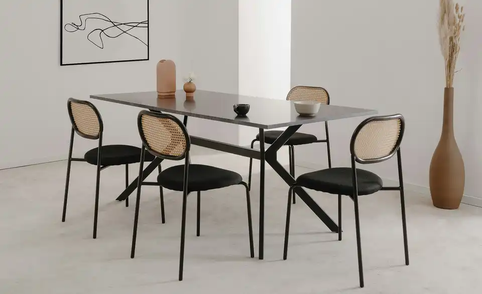 Stuhl Remy BHT 47|80|48 cm, Mikrofaser