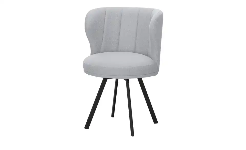 Woodford Polsterstuhl Clea BHT 56,5|83|59 cm, Boucléstoff