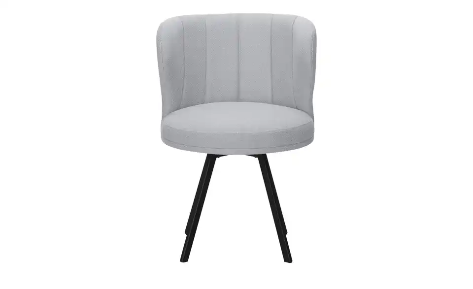 Woodford Polsterstuhl Clea BHT 56,5|83|59 cm, Boucléstoff