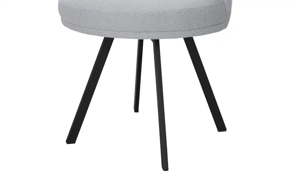 Woodford Polsterstuhl Clea BHT 56,5|83|59 cm, Boucléstoff