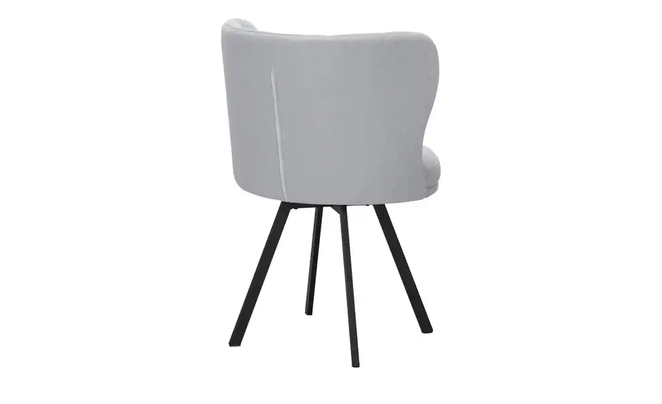 Woodford Polsterstuhl Clea BHT 56,5|83|59 cm, Boucléstoff