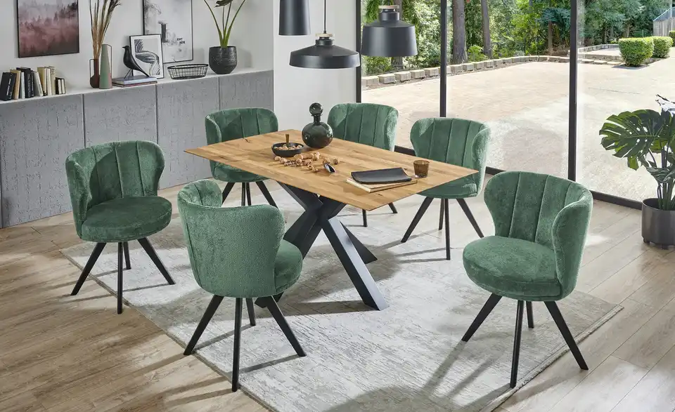 Woodford Polsterstuhl Clea BHT 56,5|83|59 cm, Chenille