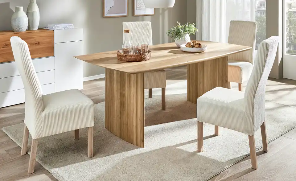 Woodford Wangentisch mit Schweizer Kante Rico BHL 100|77|180 cm