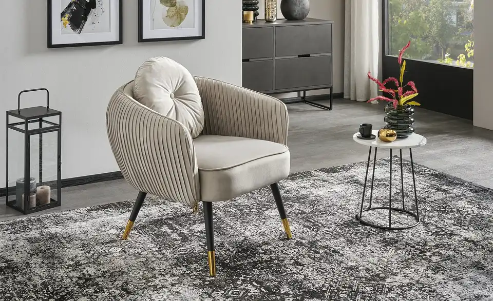 Sessel Hagen BHT 75,5|70,5|71,5 cm, Velours