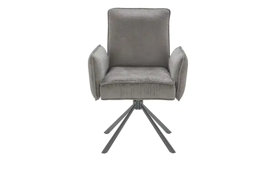 Armlehnstuhl drehbar Pierre BHT 62,5|88|64,5 cm, Boucléstoff
