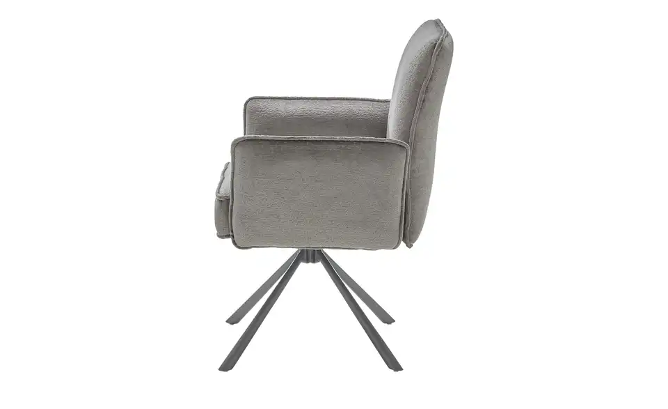 Armlehnstuhl drehbar Pierre BHT 62,5|88|64,5 cm, Boucléstoff