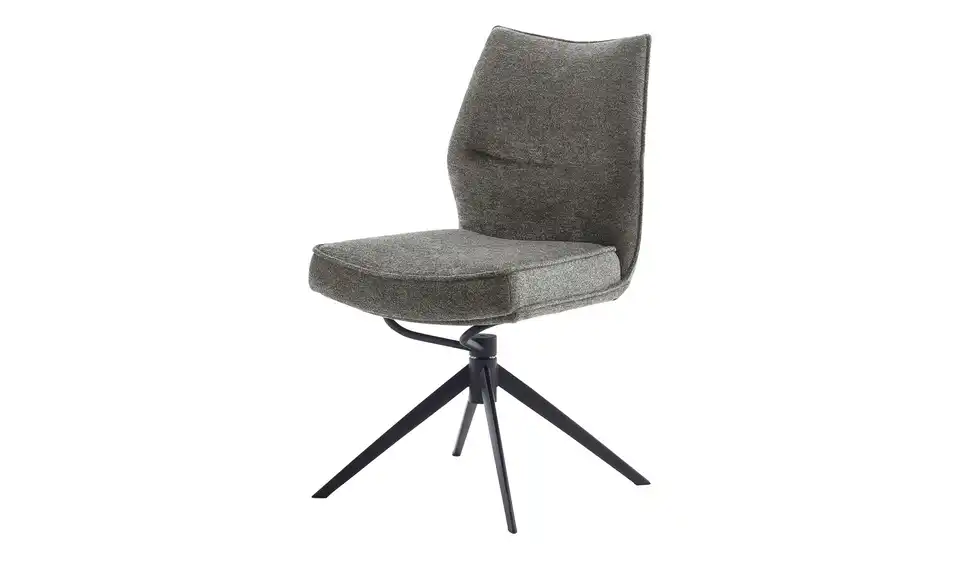 Esszimmerstuhl drehbar Eno BHT 49|91|65 cm, Flachgewebe