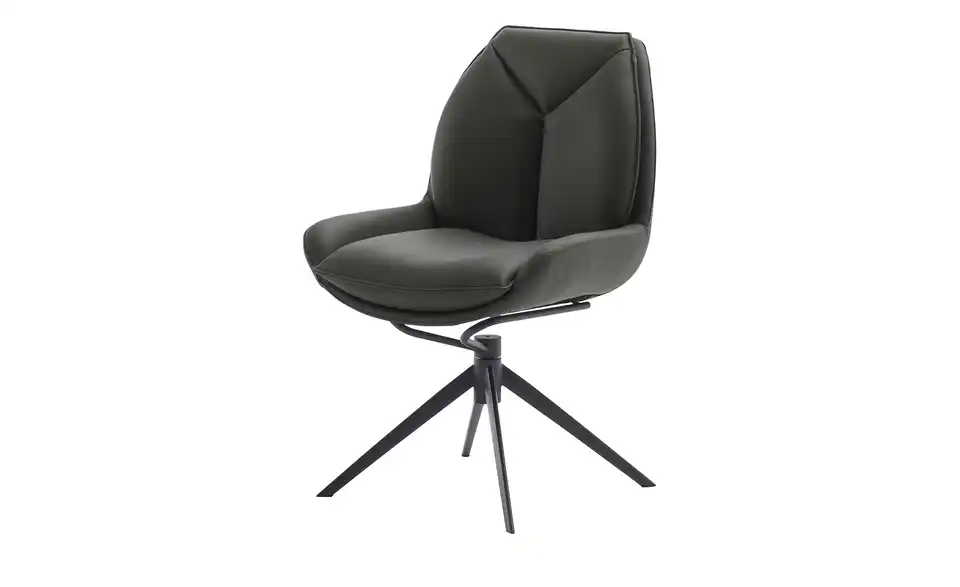 Esszimmerstuhl drehbar Eno BHT 59|92|67 cm, Leder