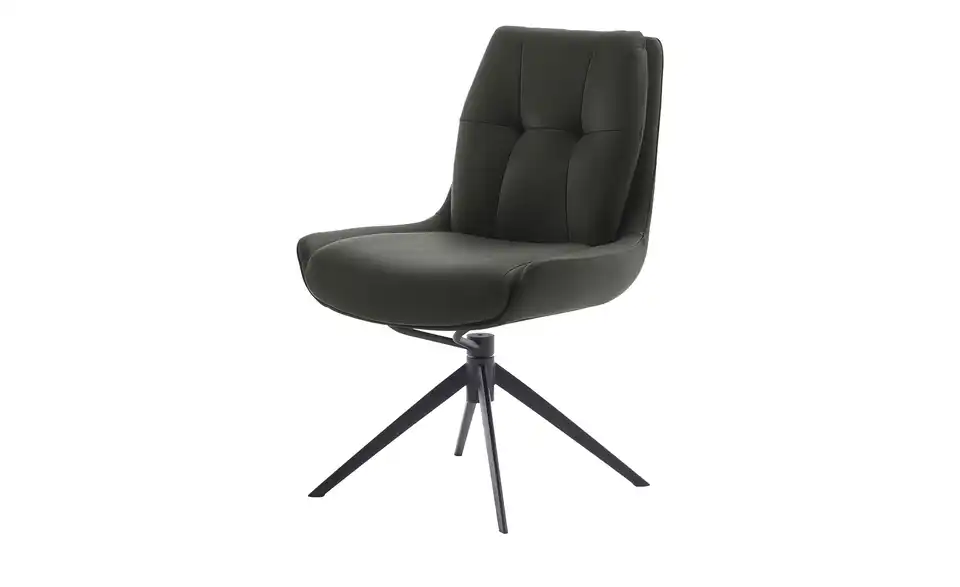 Esszimmerstuhl drehbar Eno BHT 61|90|69 cm, Leder