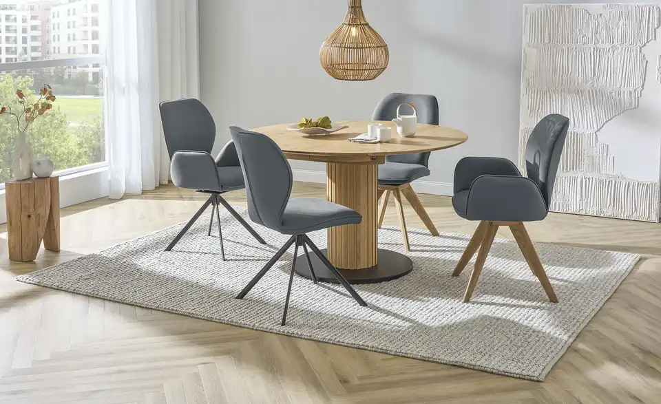 Wohnwert Esszimmerstuhl Lea BHT 49|92|46 cm, Mikrofaser