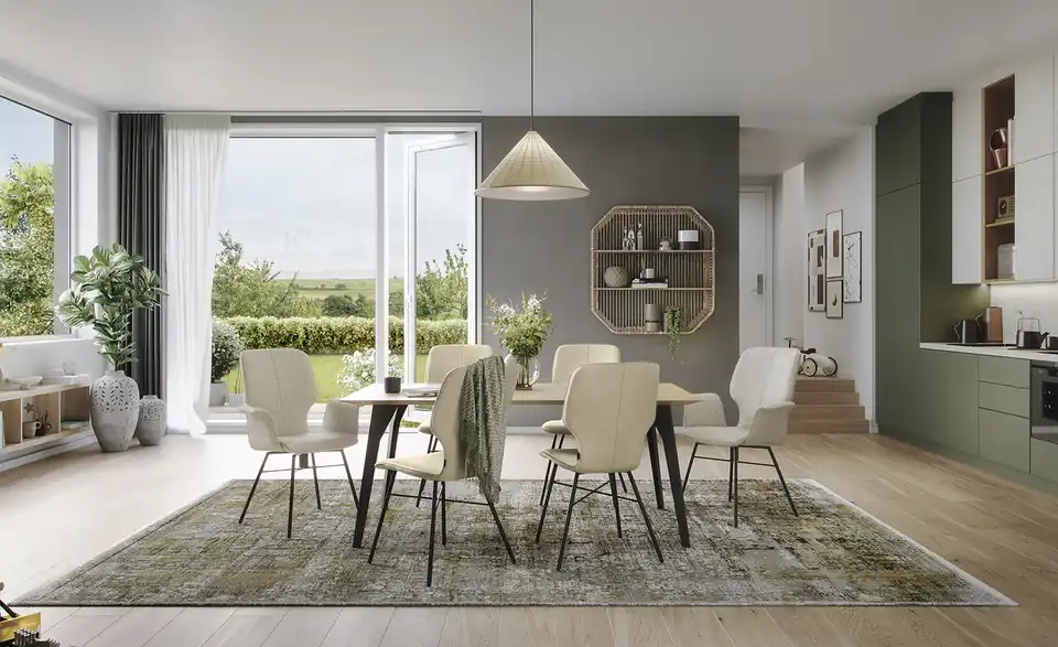 Musterring Esszimmerstuhl Nevio BHT 49|95|63 cm, Mikrofaser