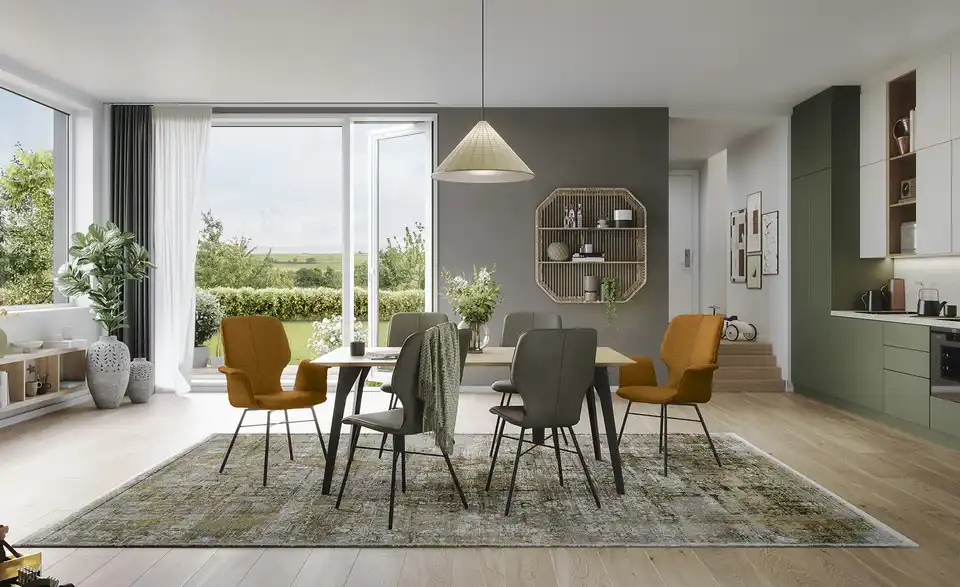 Musterring Armlehnstuhl Nevio BHT 66|95|63 cm, Boucléstoff