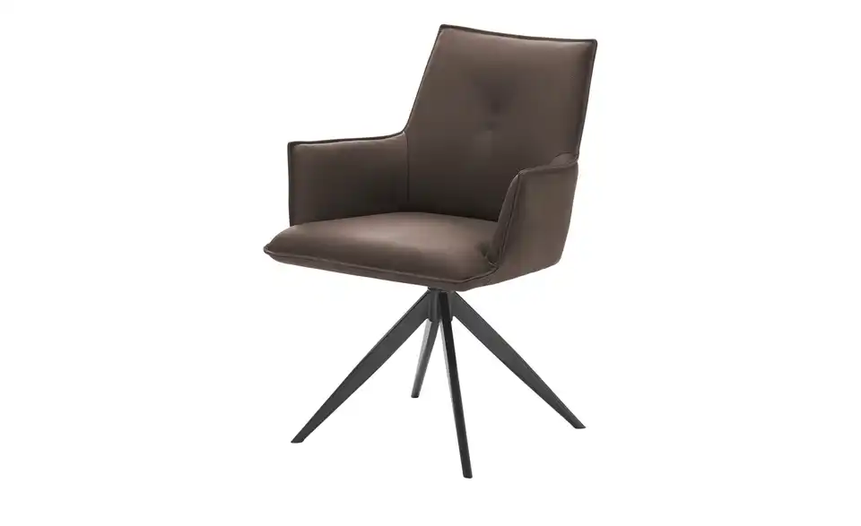 uno Armlehnstuhl drehbar Shaun BHT 61|86|64,5 cm, Leder uno Armlehnstuhl drehbar Shaun BHT 61|86|64,5 cm, Leder