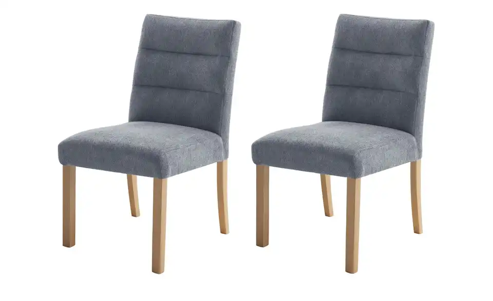 Woodford Esszimmerstuhl im 2er Set Tabby BHT 50|91|49 cm, Mikrofaser