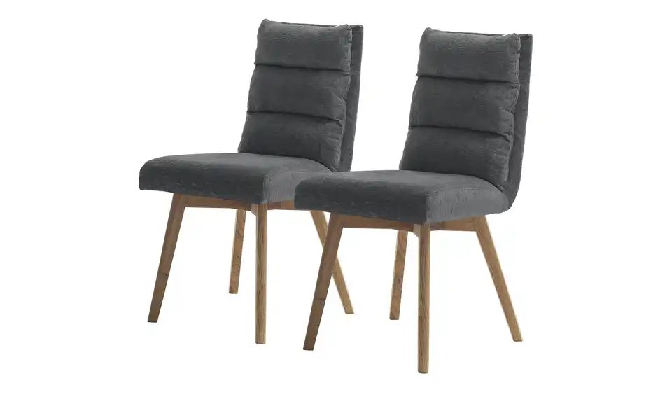 Woodford Esszimmerstuhl im 2er Set Kalama BHT 49|91|43 cm, Flachgewebe