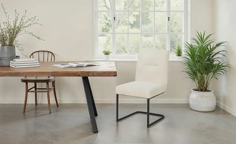 Schwingstuhl extra belastbar Talos BHT 51,5|92,5|65 cm, Webstoff