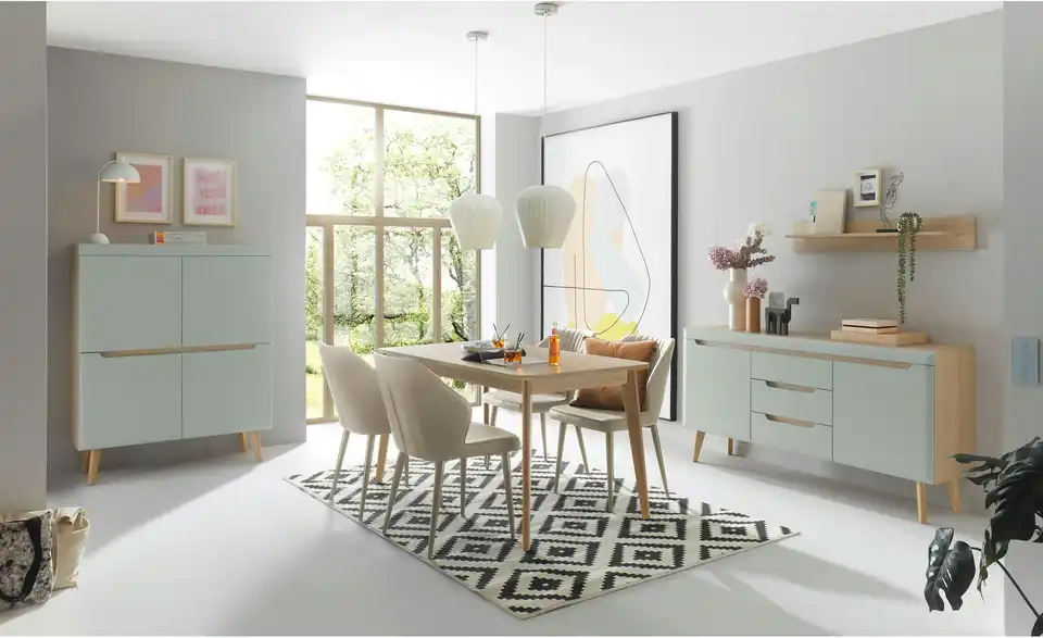 Ausziehbarer Esstisch 140 -180 cm Ausziehbar Malaren BHL 140|75|80 cm