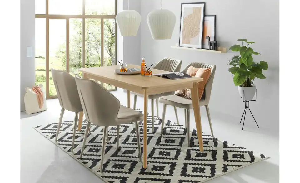 Ausziehbarer Esstisch 140 -180 cm Ausziehbar Malaren BHL 140|75|80 cm