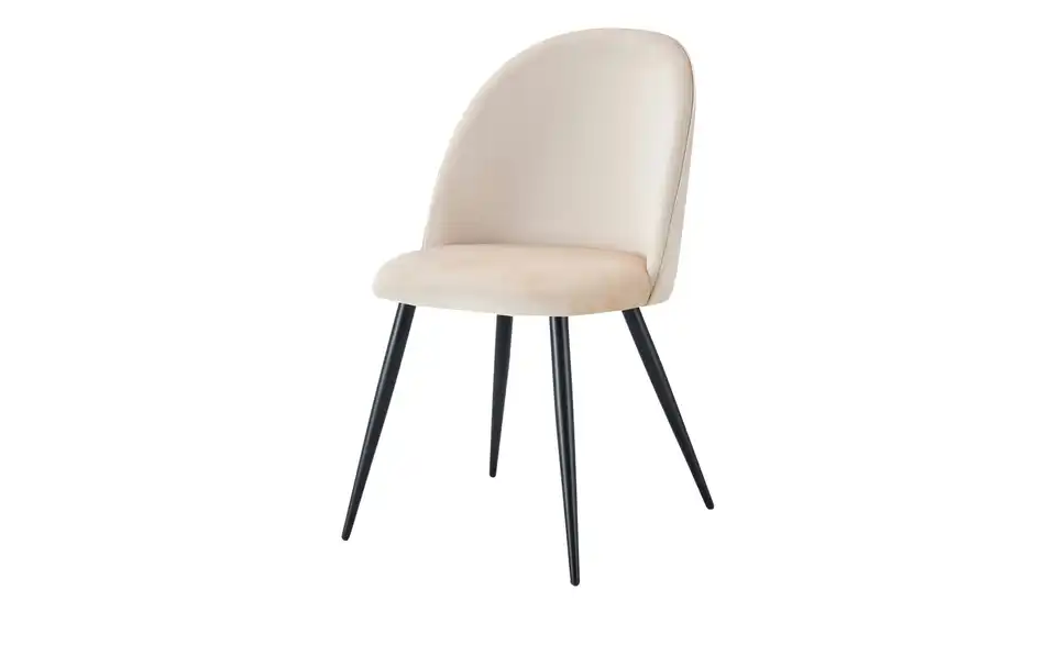 Stuhl Mika BHT 48,5|85|54 cm, Samt