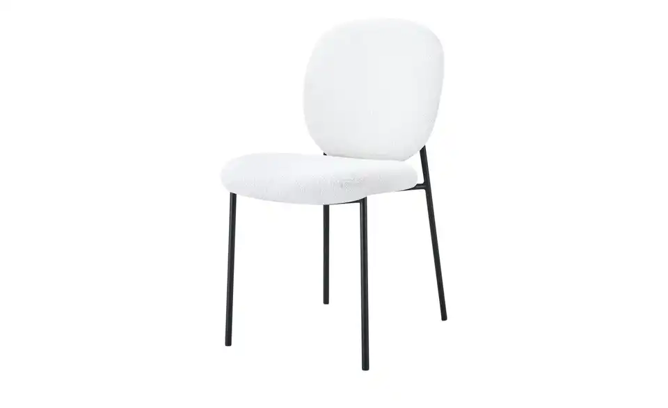 Stuhl Mariko BHT 47|81|56 cm, Boucléstoff