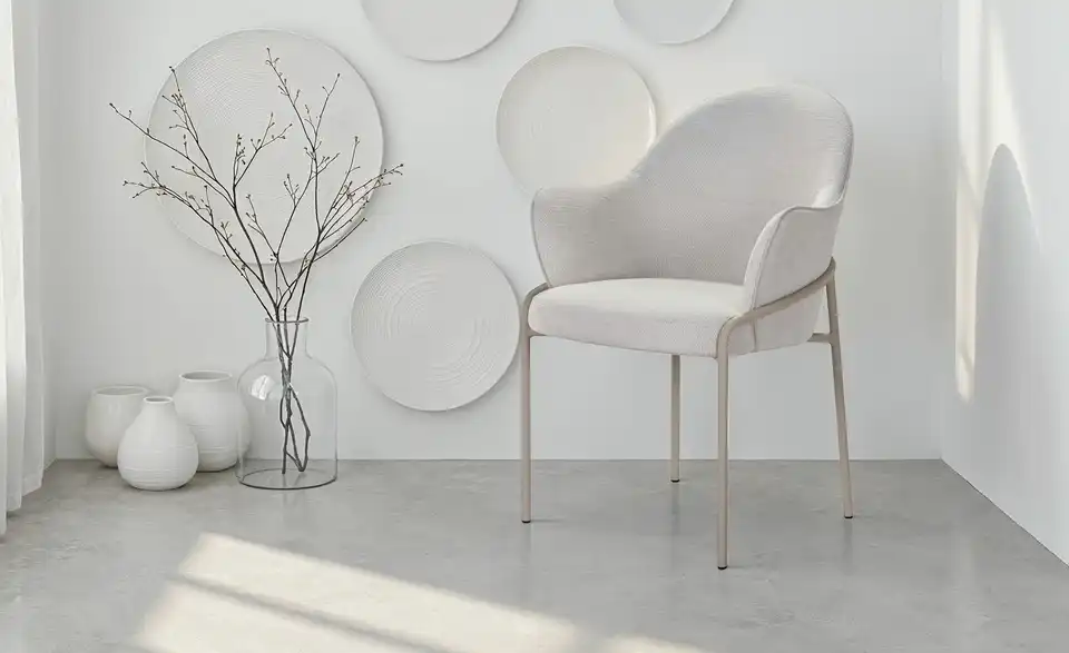 uno Esszimmerstuhl Gesa BHT 60,5|86|59 cm, Chenille