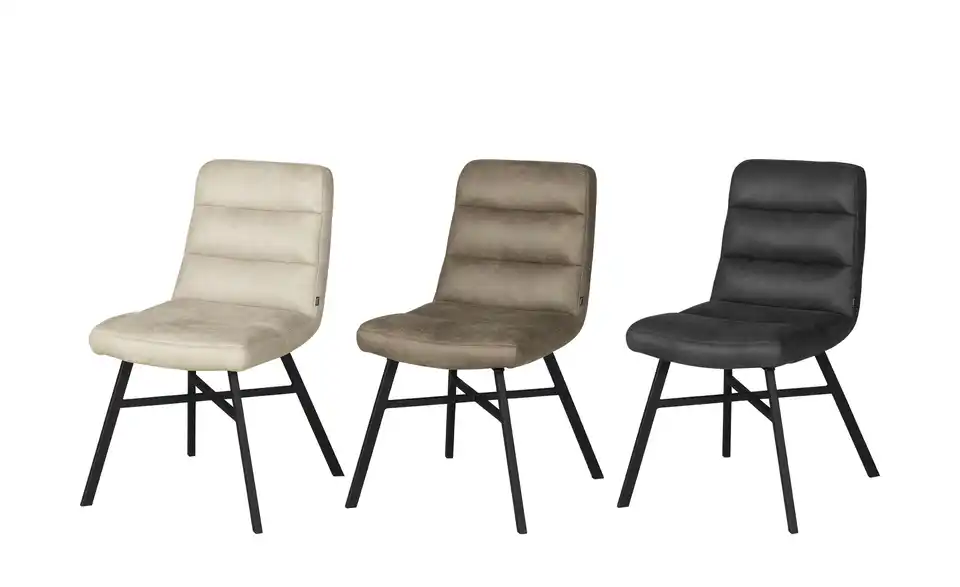 uno Esszimmerstuhl Bowie BHT 49,5|88|66,5 cm, Mikrofaser