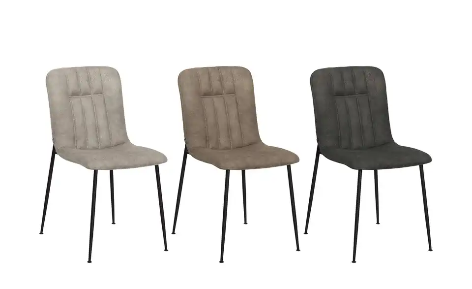 uno Esszimmerstuhl Loreto BHT 44,5|81,5|57,5 cm, Mikrofaser