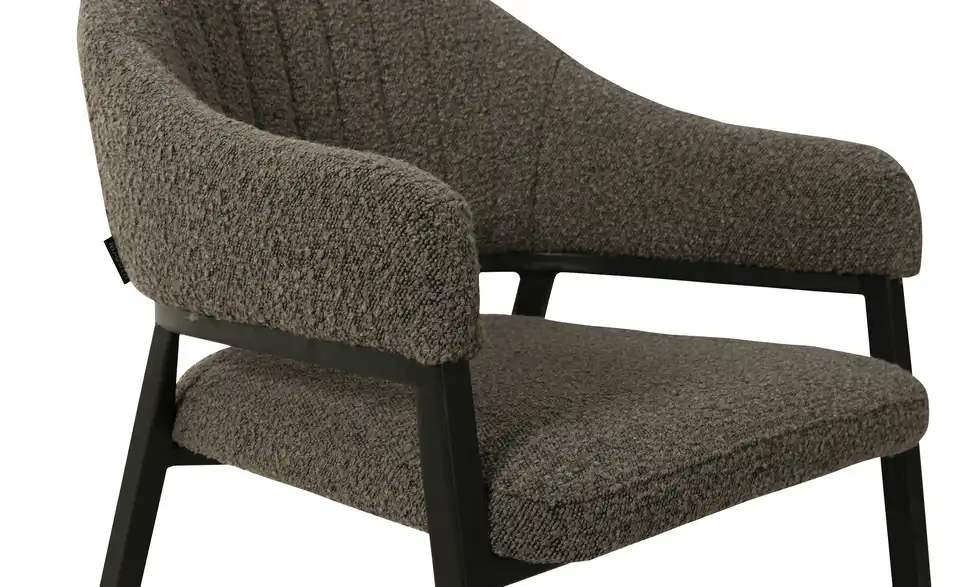 uno Armlehnstuhl Roma BHT 55,5|83|61,5 cm, Boucléstoff