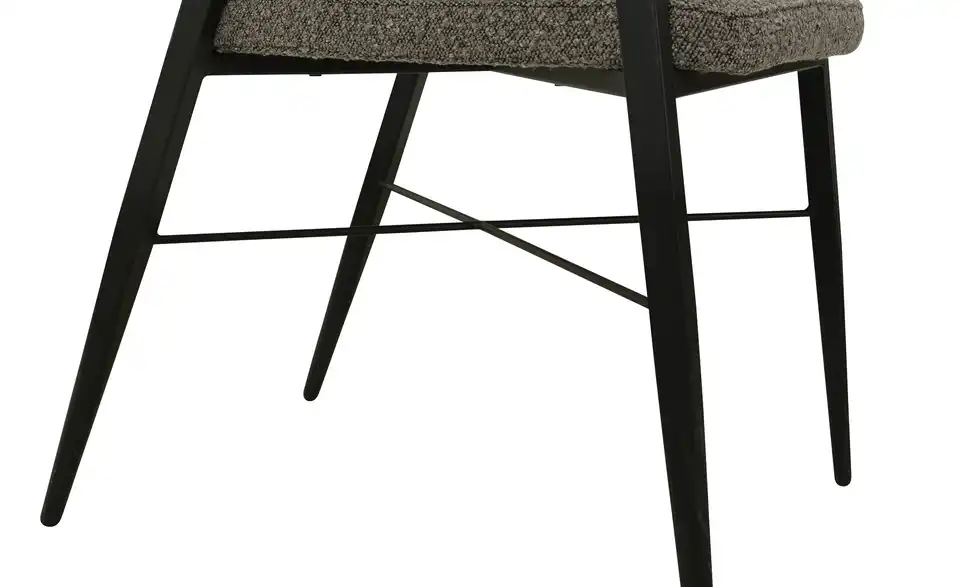 uno Armlehnstuhl Roma BHT 55,5|83|61,5 cm, Boucléstoff