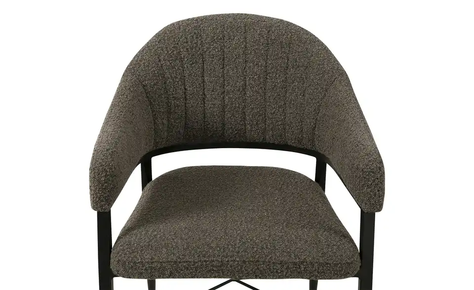 uno Armlehnstuhl Roma BHT 55,5|83|61,5 cm, Boucléstoff