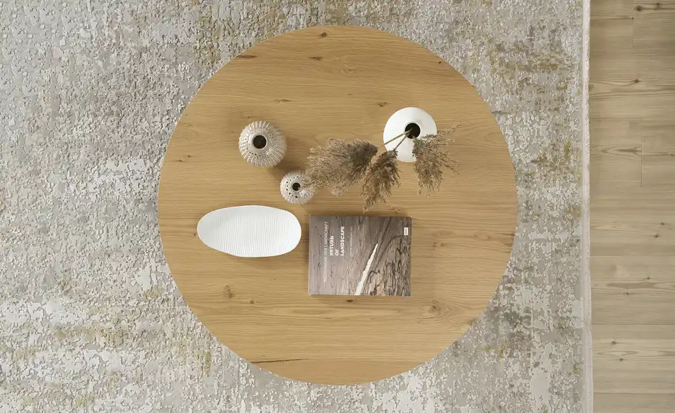 Jette Home Couchtisch Skip I H 40 cm, Ø 100 cm