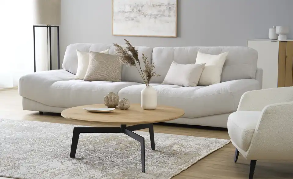 Jette Home Couchtisch Skip I H 40 cm, Ø 100 cm