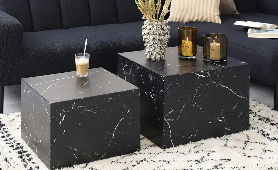 Couchtisch 2er Set Chioggio BHL 58|40|58 cm