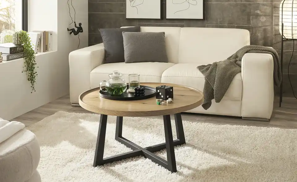 Couchtisch Disc H 40 cm, Ø 80 cm