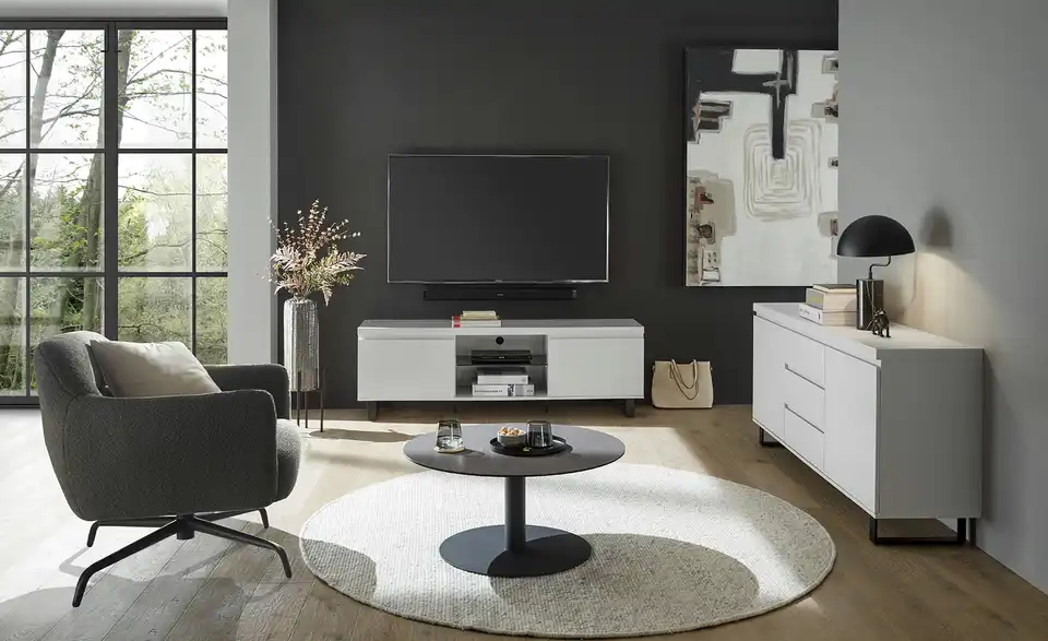 Couchtisch Disc H 38 cm, Ø 80 cm