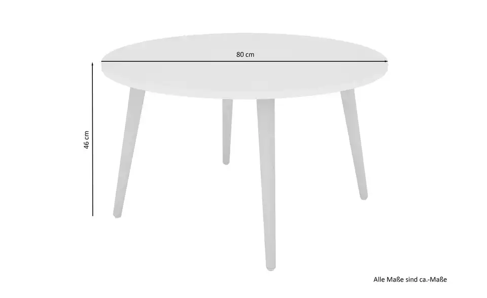 Couchtisch Lasse BHL 80|46|80 cm